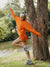 KK Sweat Shorts In Orange